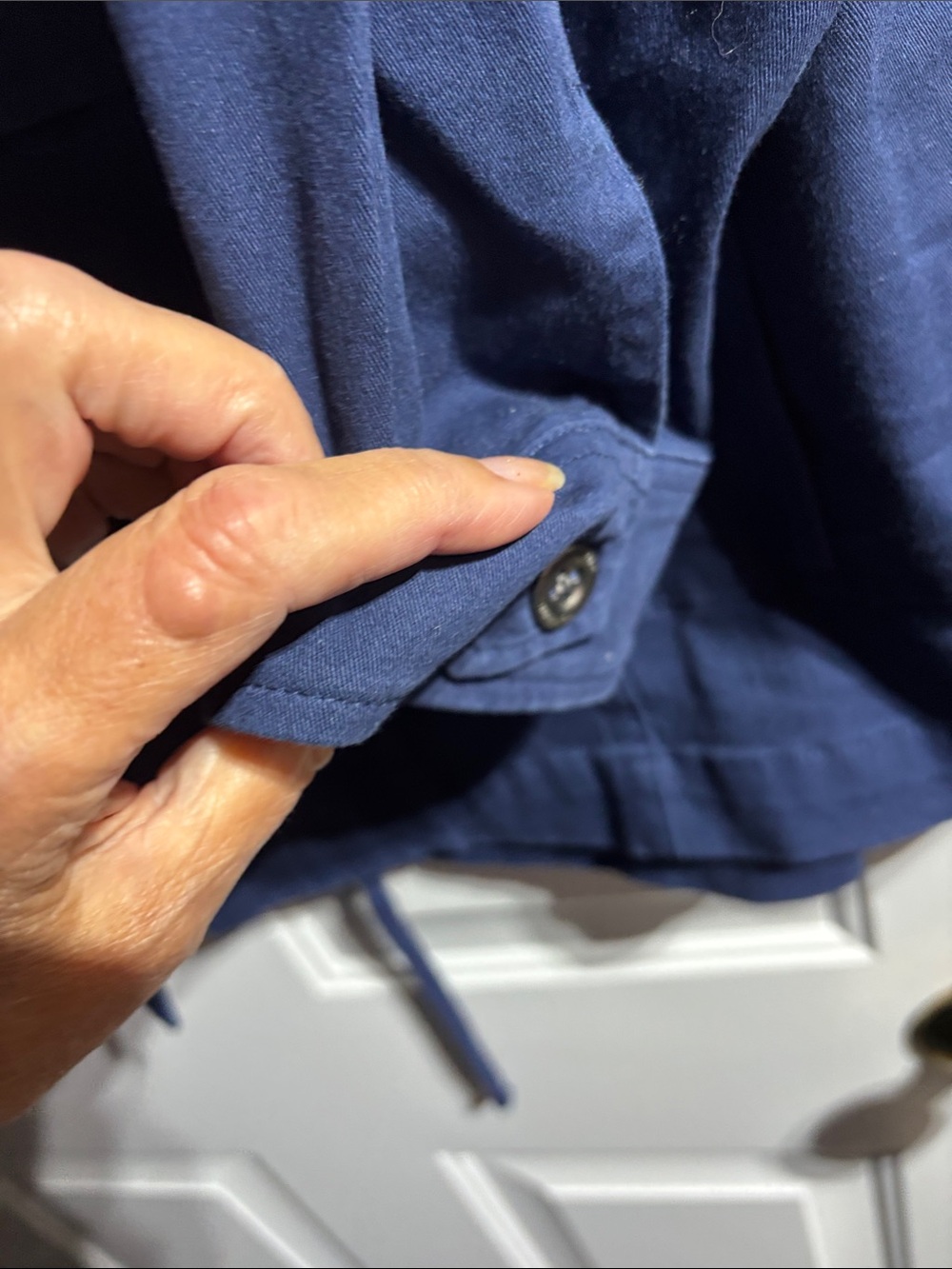 torrid Navy Drawstring Utility/cargo Jacket - Picture 6 of 10